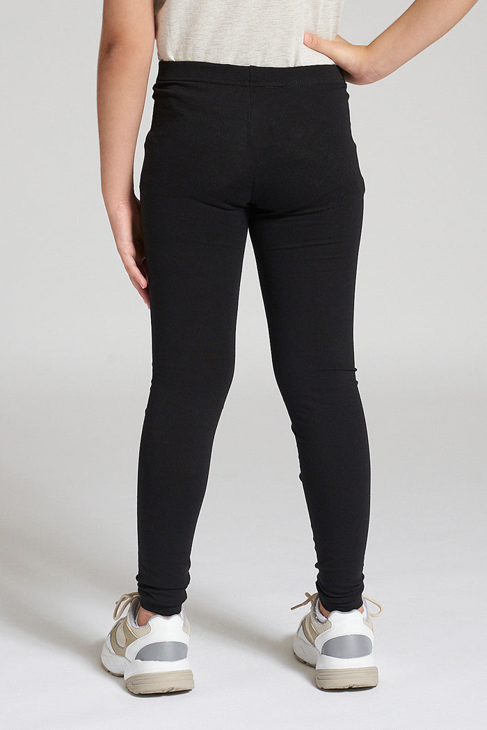 Black Plain Legging - REDTAG