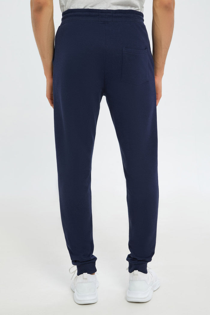 Redtag-Navy-Printed-Jogger-For-Men-365,-Category:Joggers,-Colour:Navy,-Deals:New-In,-Dept:Menswear,-Filter:Men's-Clothing,-H1:MWR,-H2:GEN,-H3:SPW,-H4:ATP,-Men-Joggers,-MQN,-New-In-Men-APL,-Non-Sale,-Promo:TBL,-Season:365,-Section:Men,-TBL-Men's-