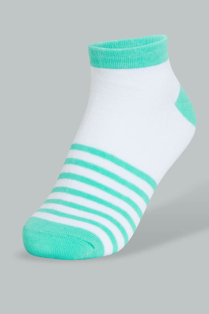 Redtag-Assorted-Stripe-Printed-Ankle-Socks-(5-Pack)-Ankle-Socks-Women's-