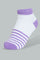 Redtag-Assorted-Stripe-Printed-Ankle-Socks-(5-Pack)-Ankle-Socks-Women's-