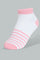 Redtag-Assorted-Stripe-Printed-Ankle-Socks-(5-Pack)-Ankle-Socks-Women's-