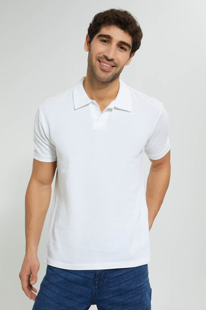 Redtag-White-Polo-Shirt-Polo-Shirts-Men's-