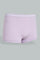 Redtag-White-And-Purple-Seamless-Boyleg-Brief-(Pack-of-2)-365,-Colour:Purple,-Colour:White,-ESS,-Filter:Senior-Girls-(9-to-14-Yrs),-GSR-Briefs,-New-In,-New-In-GSR,-Non-Sale,-Section:Kidswear-Senior-Girls-9 to 14 Years