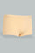 Redtag-White-And-Beige-Boyleg-Brief-(Pack-of-2)-365,-Colour:Beige,-Colour:White,-ESS,-Filter:Senior-Girls-(9-to-14-Yrs),-GSR-Briefs,-New-In,-New-In-GSR,-Non-Sale,-Section:Kidswear-Senior-Girls-9 to 14 Years