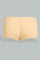 Redtag-White-And-Beige-Boyleg-Brief-(Pack-of-2)-365,-Colour:Beige,-Colour:White,-ESS,-Filter:Senior-Girls-(9-to-14-Yrs),-GSR-Briefs,-New-In,-New-In-GSR,-Non-Sale,-Section:Kidswear-Senior-Girls-9 to 14 Years