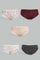 Redtag-Assorted-Print/Plain-Boyleg-Brief-(5-Pack)-Briefs-Boyleg-Women's-