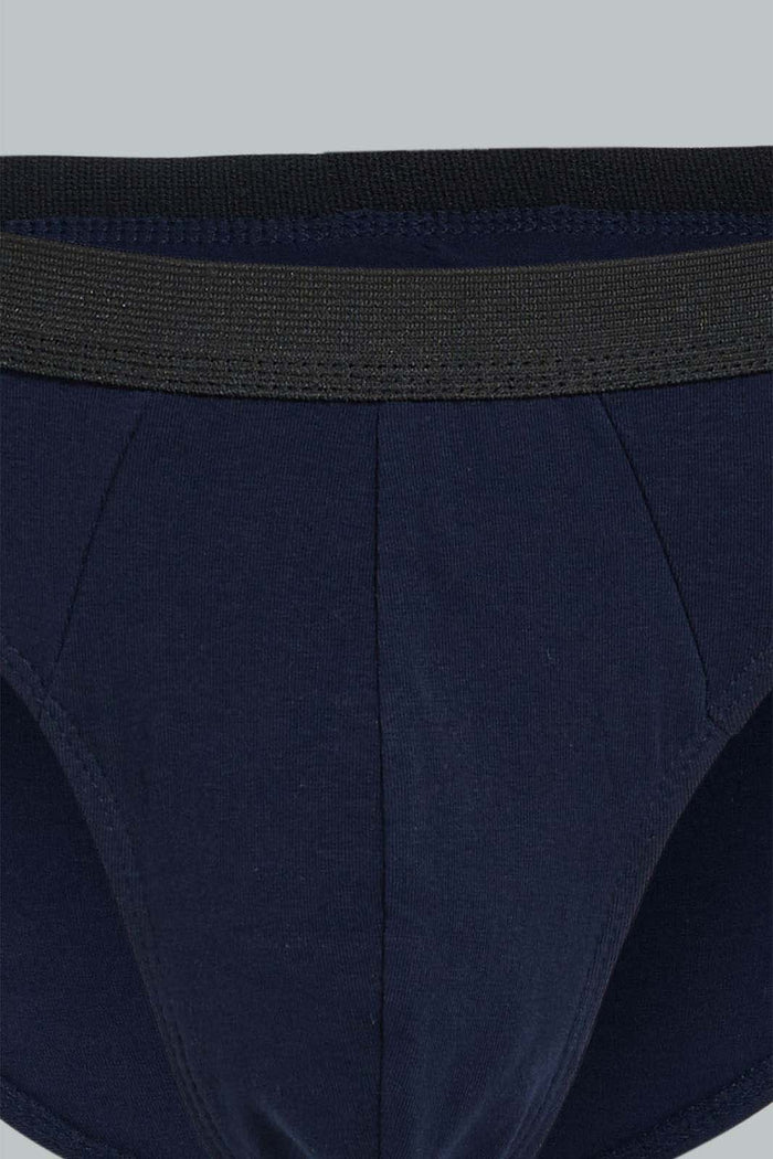 Redtag-Navy-&-Grey-Mel-2-Pack-Briefs-Briefs-Men's-