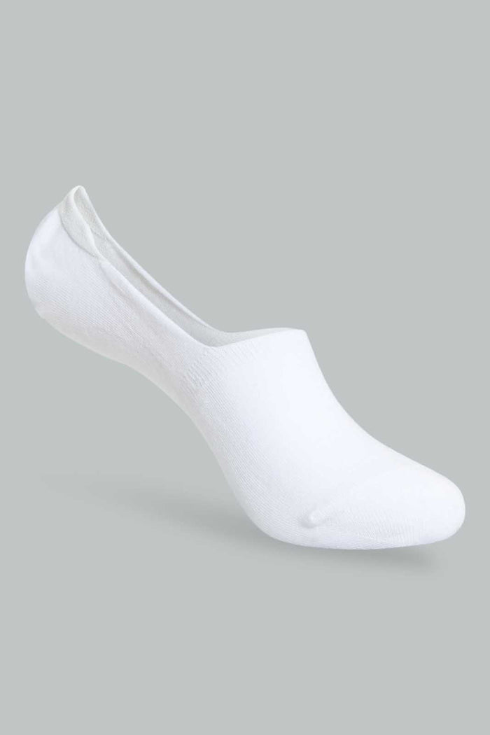 Redtag-White-Gsr-2Pcs-Invisible-Socks-Ankle-Length-Senior-Girls-9 to 14 Years