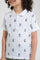 Redtag-White-Spider-Printed-Polo-Polo-Shirts-Boys-2 to 8 Years