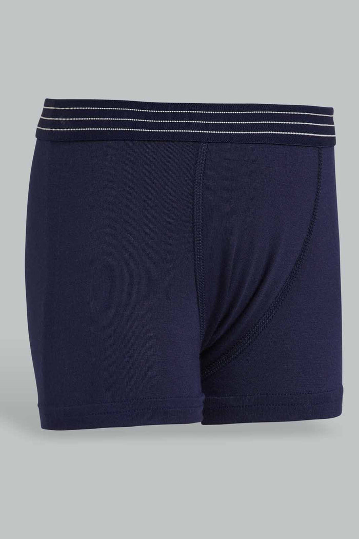 Redtag-Navy-3-Pack-Boxers-Boxers-Boys-2 to 8 Years