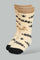 Redtag-Yellow-Tiger-Print-4-Pack-Socks-(Full-Length)-Full-Length-Infant-Boys-3 to 24 Months