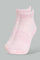 Redtag-Pink/Oat/Blue-Marl-Ankle-Socks-(3-Pack)-365,-Category:Socks,-Colour:Assorted,-Deals:New-In,-Filter:Women's-Clothing,-New-In-Women,-Non-Sale,-Section:Women,-Women-Socks--