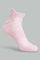 Redtag-Pink/Oat/Blue-Marl-Ankle-Socks-(3-Pack)-365,-Category:Socks,-Colour:Assorted,-Deals:New-In,-Filter:Women's-Clothing,-New-In-Women,-Non-Sale,-Section:Women,-Women-Socks--