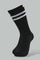 Redtag-Assorted-Men-Crew-Leg-Socks-With-Rib-On-Leg-Sports-1/2-Terry-Sports-Socks-Men's-