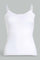 Redtag-White-X-White-Vest-(2Pack)-Vests-Senior-Girls-9 to 14 Years