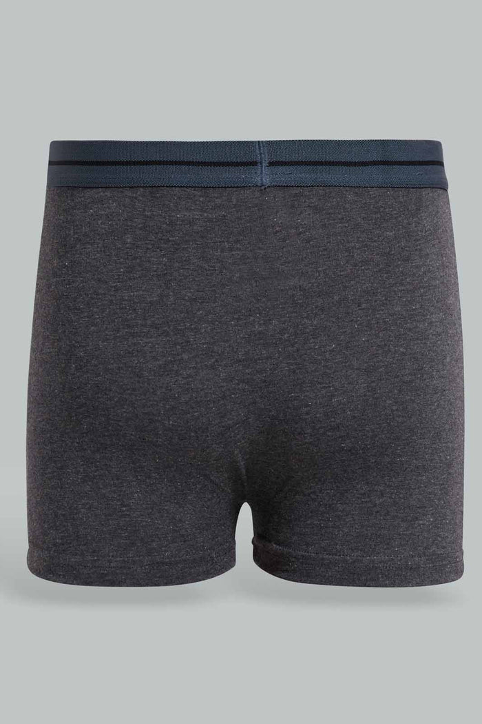 Redtag-Charcoal/Grey-Mel/Black-3-Pcs-Pack-Boxer-Shorts-365,-BSR-Boxers,-Category:Boxers,-Colour:Assorted,-Deals:New-In,-Filter:Senior-Boys-(9-to-14-Yrs),-New-In-BSR-APL,-Non-Sale,-Section:Boys-(0-to-14Yrs)-Senior-Boys-9 to 14 Years