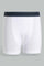 Redtag-White/Black/Grey-Mel-3-Pcs-Pack-Boxer-Shorts-365,-BSR-Boxers,-Category:Boxers,-Colour:Assorted,-Deals:New-In,-Filter:Senior-Boys-(9-to-14-Yrs),-New-In-BSR-APL,-Non-Sale,-Section:Boys-(0-to-14Yrs)-Senior-Boys-9 to 14 Years