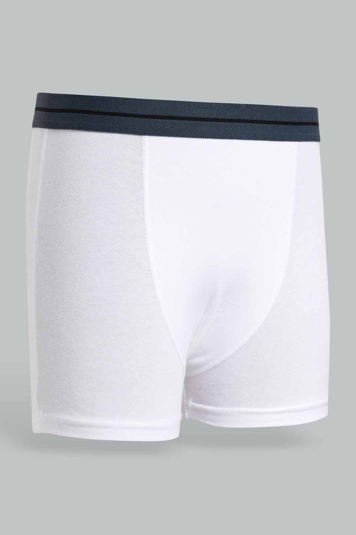 Redtag-White/Black/Grey-Mel-3-Pcs-Pack-Boxer-Shorts-365,-BSR-Boxers,-Category:Boxers,-Colour:Assorted,-Deals:New-In,-Filter:Senior-Boys-(9-to-14-Yrs),-New-In-BSR-APL,-Non-Sale,-Section:Boys-(0-to-14Yrs)-Senior-Boys-9 to 14 Years