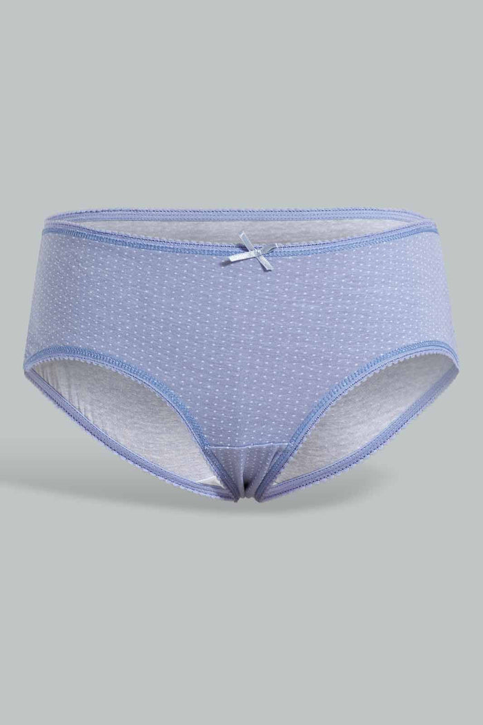 Redtag-Assoted-Print/Plain-Boyleg-Brief-(5-Pack)-365,-Category:Briefs,-Colour:Assorted,-Deals:New-In,-Filter:Women's-Clothing,-New-In-Women-APL,-Non-Sale,-Section:Women,-Women-Briefs--