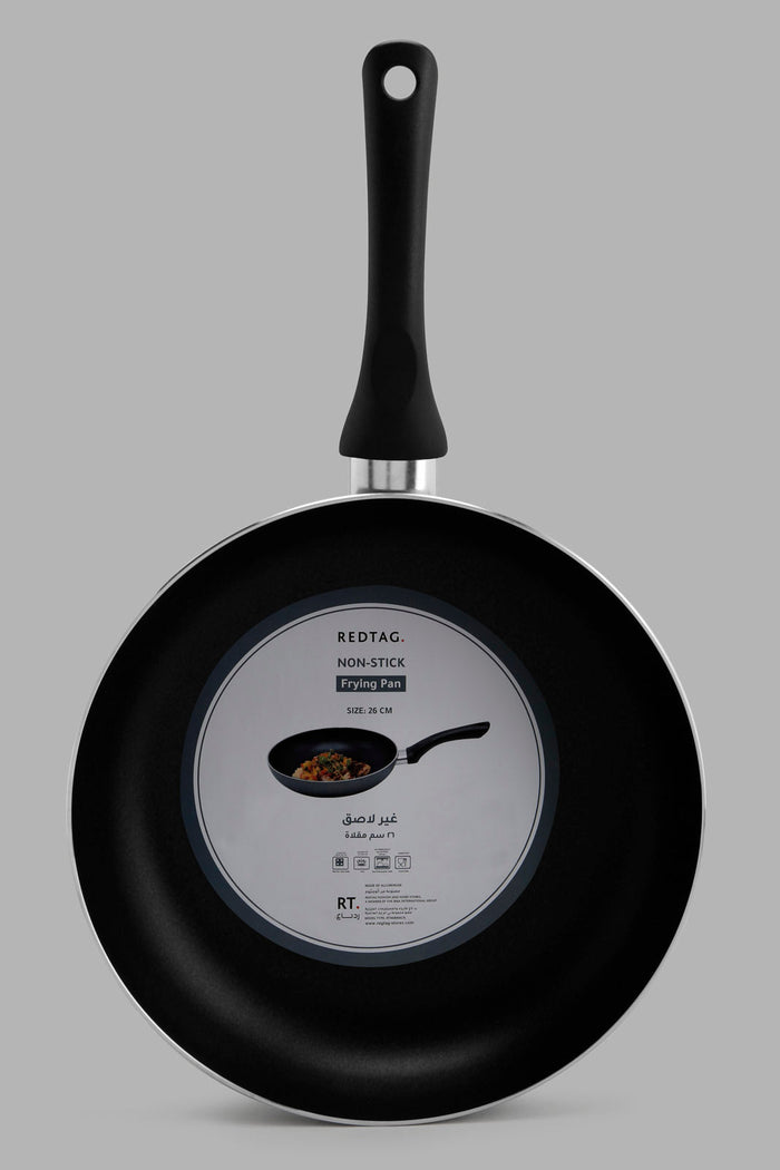 Redtag-Black-Aluminum-Non-Stick-Fry-Pan-(26Cm)-365,-Category:Pans,-Colour:Black,-Deals:New-In,-Filter:Home-Dining,-HMW-DIN-Cookware,-New-In-HMW-DIN,-Non-Sale,-Section:Homewares-Home-Dining-