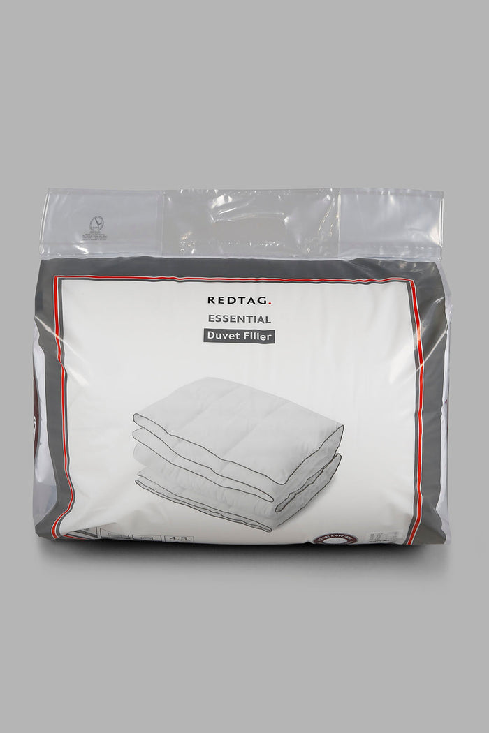 Redtag-White-Duvet-With-Piping-(King-Size)-365,-Category:Duvets,-Colour:White,-Deals:New-In,-Filter:Home-Bedroom,-HMW-BED-Duvets,-New-In-HMW-BED,-Non-Sale,-Section:Homewares-Home-Bedroom-