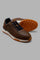 Redtag-Brown-Lace-Up-Sneaker-Category:Shoes,-Colour:Brown,-Deals:New-In,-Filter:Men's-Footwear,-Men-Shoes,-New-In-Men-FOO,-Non-Sale,-Section:Men,-W22A-Men's-