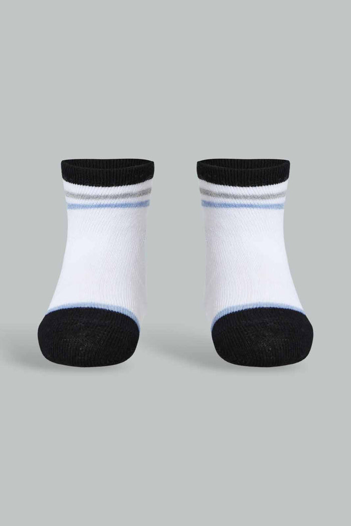 Redtag-Assorted-Plain-Socks-4-Pack-365,-Category:Socks,-Colour:Assorted,-Deals:New-In,-Filter:Infant-Boys-(3-to-24-Mths),-INB-Socks,-New-In-INB-APL,-Non-Sale,-Section:Boys-(0-to-14Yrs)-Infant-Boys-3 to 24 Months