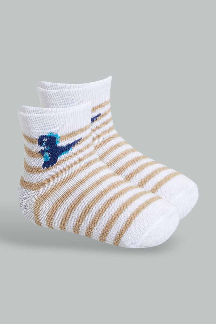 Redtag-Assorted-Striped-Socks-4-Pack-365,-Category:Socks,-Colour:Assorted,-Deals:New-In,-Filter:Infant-Boys-(3-to-24-Mths),-INB-Socks,-New-In-INB-APL,-Non-Sale,-Section:Boys-(0-to-14Yrs)-Infant-Boys-3 to 24 Months