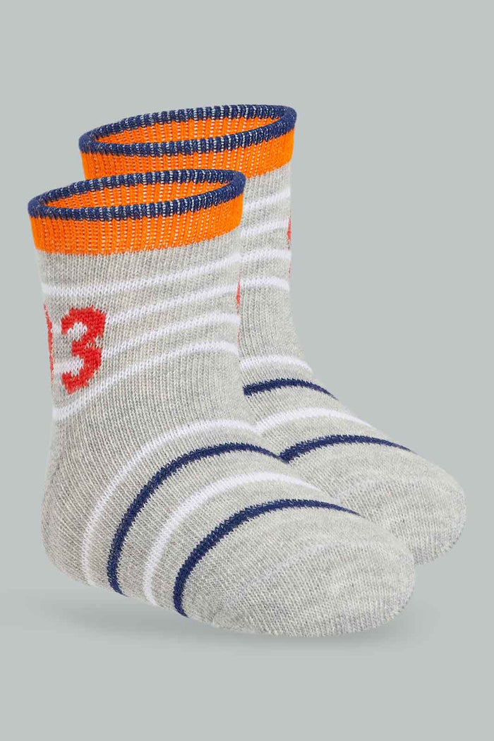 Redtag-White-And-Grey-Car-Full-Length-Socks-365,-Category:Socks,-Colour:Assorted,-Deals:New-In,-Filter:Infant-Boys-(3-to-24-Mths),-INB-Socks,-New-In-INB-APL,-Non-Sale,-Section:Boys-(0-to-14Yrs)-Infant-Boys-3 to 24 Months