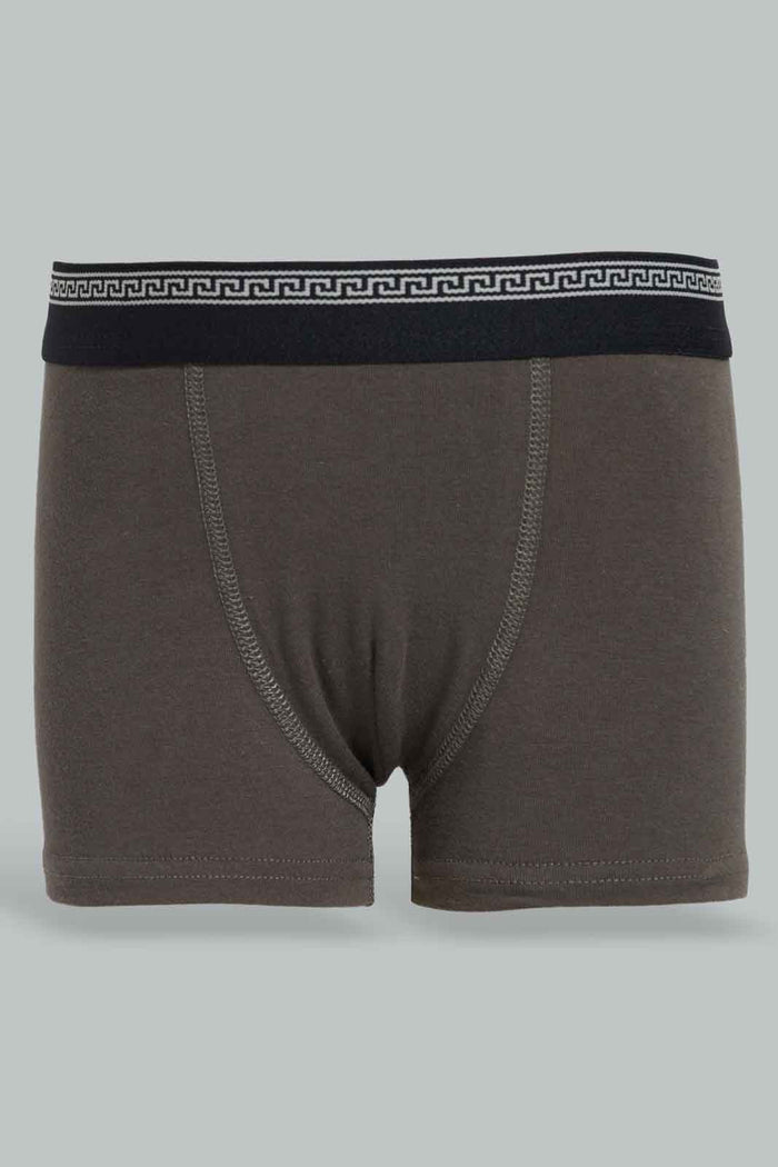 Redtag-3-Pack-Boxer-Short-Grey-Marl/-Blue/-Charcoal-365,-BOY-Boxers,-Category:Boxers,-Colour:Assorted,-Deals:New-In,-ESS,-Filter:Boys-(2-to-8-Yrs),-New-In-BOY-APL,-Non-Sale,-Section:Boys-(0-to-14Yrs)-Boys-2 to 8 Years