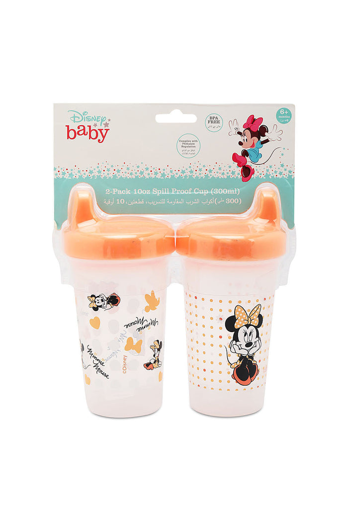 Redtag-Pink/White-Pack-Of-2-Minnie--Bpa-Free-Baby-Sippy-Cup-Category:Newborn-Accessories,-CHR,-Colour:Pink,-Dept:New-Born,-Filter:Newborn-Accessories,-NBN-Newborn-Accessories,-New-In,-New-In-NBN-ACC,-Non-Sale,-Section:Boys-(0-to-14Yrs),-W22A-New-Born-Baby-