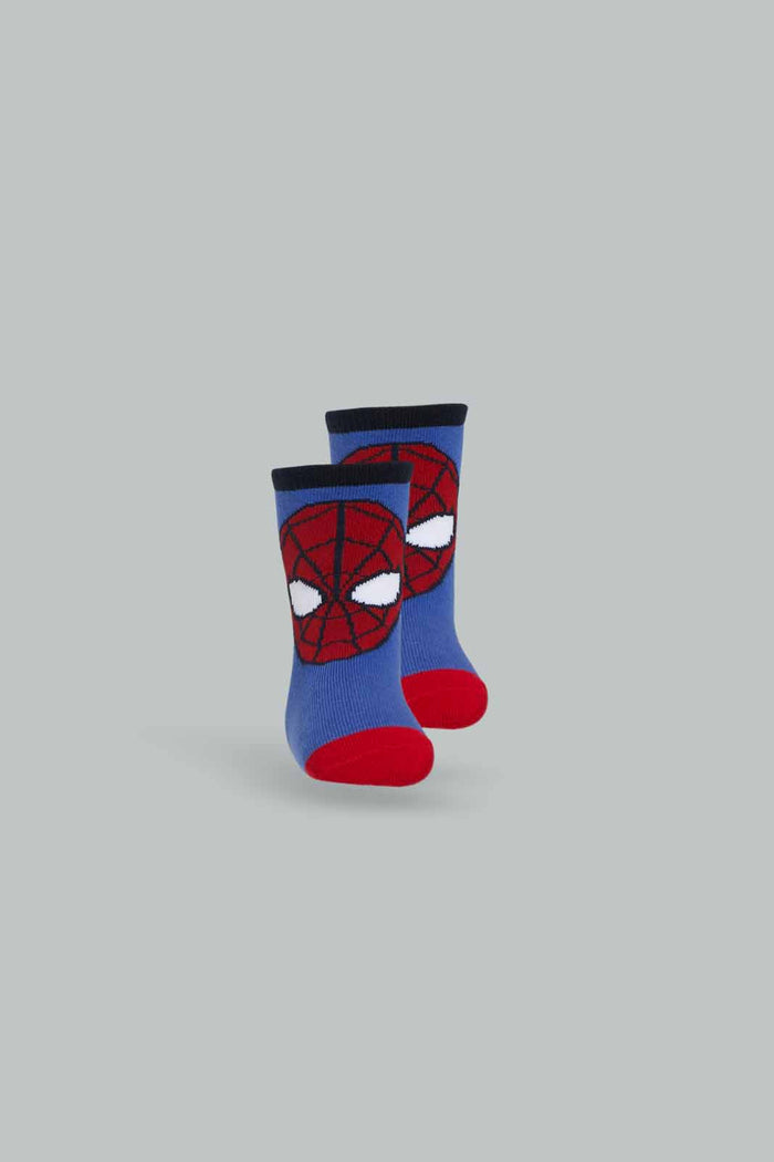 Redtag-3-Pack-Spiderman-Socks-365,-BOY-Socks,-Category:Socks,-CHR,-Colour:Assorted,-Deals:New-In,-Dept:Boys,-Filter:Boys-(2-to-8-Yrs),-New-In-BOY-APL,-Non-Sale,-Section:Boys-(0-to-14Yrs)-Boys-2 to 8 Years