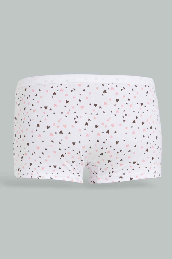 Redtag-Girls-Floral/Minit-Brief-(2Pack)-365,-Category:Briefs,-Colour:Assorted,-Deals:New-In,-ESS,-Filter:Senior-Girls-(8-to-14-Yrs),-GSR-Briefs,-New-In-GSR-APL,-Non-Sale,-Section:Girls-(0-to-14Yrs)-Senior-Girls-9 to 14 Years