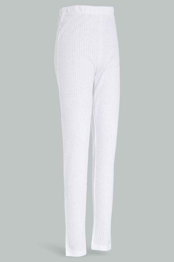 Redtag-Girls-White-Thermal-Pants-365,-Category:Thermals,-Colour:White,-Deals:New-In,-Filter:Senior-Girls-(8-to-14-Yrs),-GSR-Thermals,-New-In-GSR-APL,-Non-Sale,-Section:Girls-(0-to-14Yrs)-Senior-Girls-9 to 14 Years