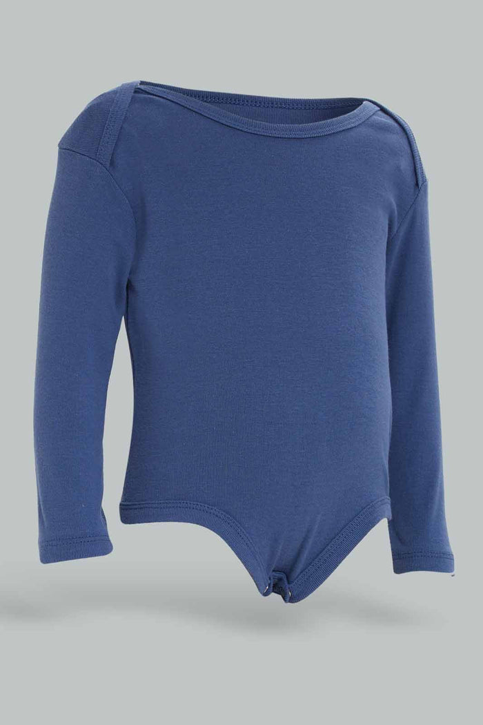 Redtag-Assorted-3-Pack-Plain-Jersey-Bodyuit---Boy-Category:Bodysuits,-Colour:Blue,-Deals:New-In,-Dept:New-Born,-Filter:Baby-(0-to-12-Mths),-NBF-Bodysuits,-New-In-NBF-APL,-Non-Sale,-S23A,-Section:Boys-(0-to-14Yrs)-Baby-
