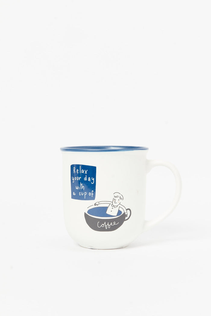 Redtag-Dark-Blue-Coffee-Mug-Category:Cups-&-Mugs,-Colour:Blue,-Deals:New-In,-Dept:Home,-Filter:Home-Dining,-HMW-DIN-Crockery,-New-In-HMW-DIN,-Non-Sale,-S23B,-Section:Homewares-Home-Dining-