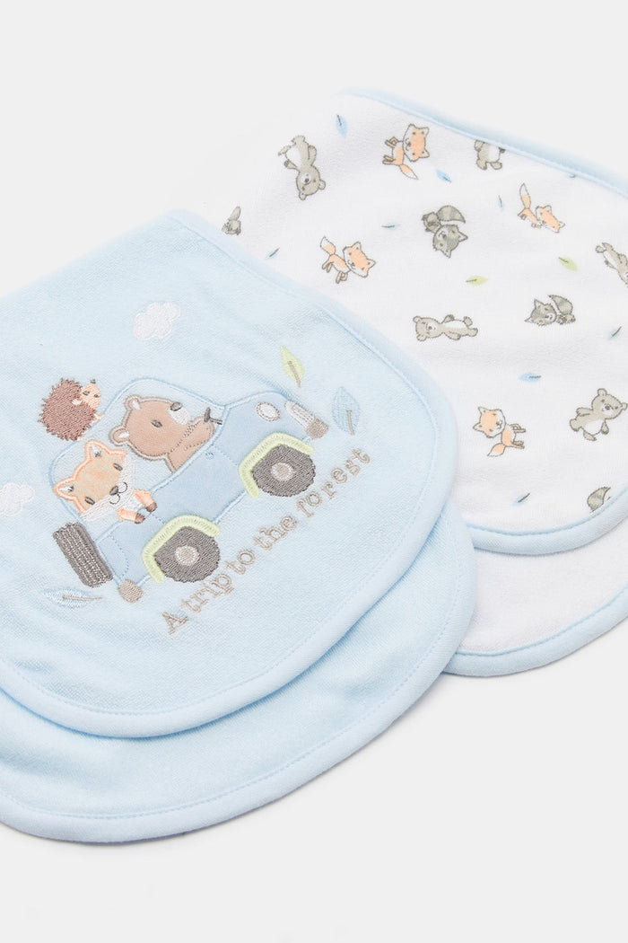 Redtag-Assorted-Burpcloth-2Pcs-Set-ACCNBNNUFNUF,-Category:Newborn-Accessories,-Colour:Assorted,-Deals:New-In,-Dept:New-Born,-Filter:Newborn-Accessories,-H1:ACC,-H2:NBN,-H3:NUF,-H4:NUF,-NBN-Newborn-Accessories,-New-In,-New-In-NBN-ACC,-Non-Sale,-Packs,-ProductType:Bibs,-S23B,-Season:S23C,-Section:Boys-(0-to-14Yrs),-Set:Set-of-2,-Style:INFANT-FEEDING-New-Born-Baby-