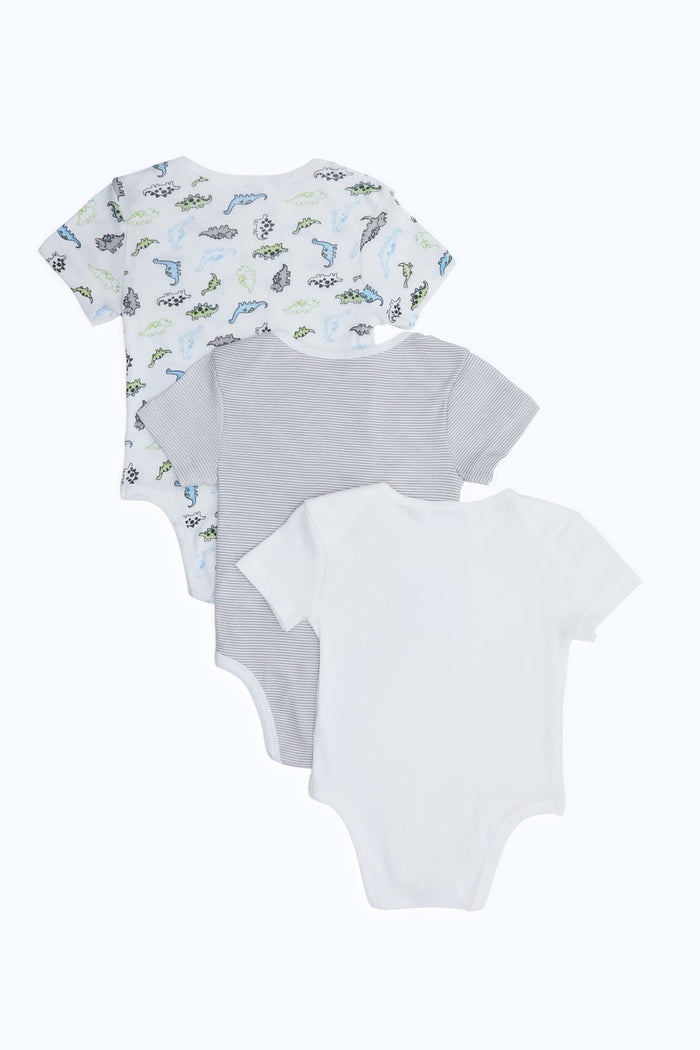 Redtag-White-Assorted-3-Piece---Boy-Bodysuit-Category:Bodysuits,-Colour:Beige,-Deals:2-FOR-69,-Deals:New-In,-Dept:New-Born,-Filter:Baby-(0-to-12-Mths),-H1:KWR,-H2:NBF,-H3:RMS,-H4:BSS,-NBF-Bodysuits,-New-In-NBF-APL,-Non-Sale,-S23B,-Season:S23B,-Section:Boys-(0-to-14Yrs)-Baby-0 to 12 Months