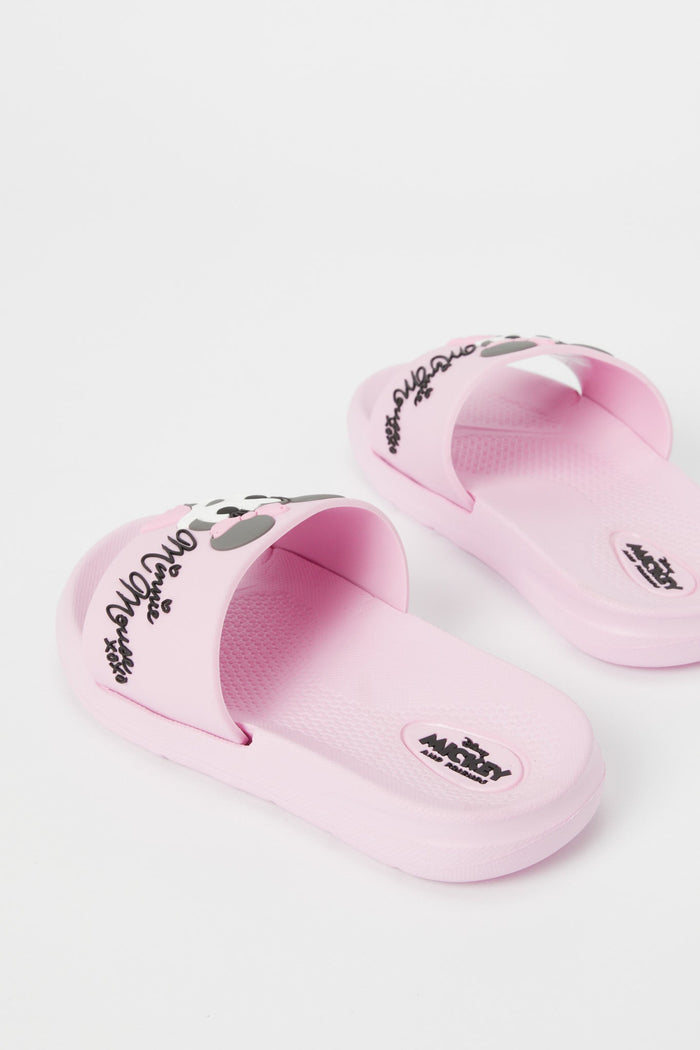 Redtag-Pink-Minnie-Slide-Category:Shoes,-CHR:CHR,-Colour:Pink,-Deals:New-In,-Filter:Girls-Footwear-(3-to-5-Yrs),-GIR-Flip-Flops,-H1:FOO,-H2:GIR,-H3:SAF,-H4:FLF,-N/A,-New-In-GIR-FOO,-Non-Sale,-S23B,-Season:S23B,-Section:Girls-(0-to-14Yrs)-Girls-3 to 5 Years