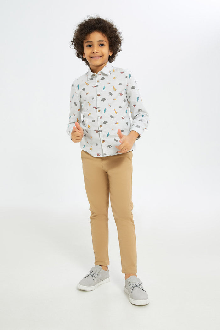 Redtag-Boys-Beige-Belted-Dobby-Trouser-BOY-Trousers,-Category:Trousers,-Colour:Beige,-Deals:New-In,-Dept:Boys,-Filter:Boys-(2-to-8-Yrs),-H1:KWR,-H2:BOY,-H3:TRS,-H4:CTR,-New-In-BOY-APL,-Non-Sale,-RMD,-S23C,-Season:S23C,-Section:Boys-(0-to-14Yrs)-Boys-2 to 8 Years