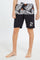 Redtag-Boys-Black/White-Palm-Tree-Board-Shorts-BSR-Swimwear,-Category:Swimwear,-Colour:Black,-Deals:New-In,-Dept:Boys,-Filter:Senior-Boys-(8-to-14-Yrs),-H1:KWR,-H2:BSR,-H3:SWM,-H4:SRT,-New-In-BSR-APL,-Non-Sale,-S23C,-Season:S23C,-Section:Boys-(0-to-14Yrs)-Senior-Boys-9 to 14 Years