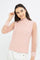 Redtag-Girls-Pink-Highneck-Organza-Sleeve-Top-Category:T-Shirts,-Colour:Apricot,-Deals:New-In,-Dept:Girls,-Filter:Senior-Girls-(8-to-14-Yrs),-GSR-T-Shirts,-H1:KWR,-H2:GSR,-H3:TSH,-H4:CAT,-New-In-GSR-APL,-Non-Sale,-RMD,-S23C,-Season:S23C,-Section:Girls-(0-to-14Yrs)-Senior-Girls-9 to 14 Years