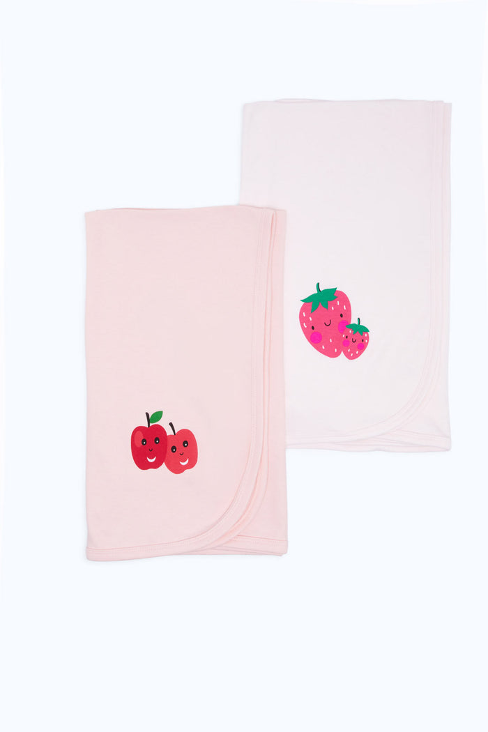 Redtag-Girls-Pink-2-Piece-Plain-Knit-Girl-Blanket-Category:Newborn-Accessories,-Colour:White,-Deals:New-In,-Dept:New-Born,-Filter:Baby-(0-to-12-Mths),-H1:KWR,-H2:NBF,-H3:ACC,-H4:SAT,-NBG-Newborn-Accessories,-New-In-NBG-APL,-Non-Sale,-S23C,-Season:S23C,-Section:Boys-(0-to-14Yrs)-Baby-0 to 12 Months