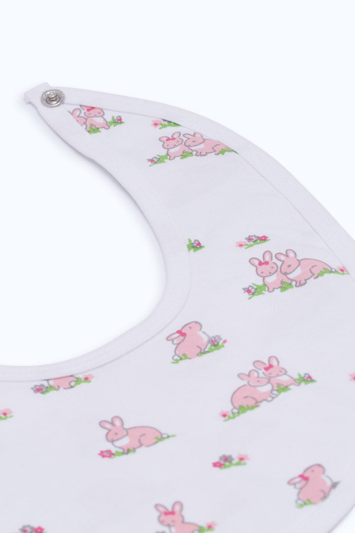 Redtag-Girls-Pink-2-Piece-Girls-Bib-Category:Newborn-Accessories,-Colour:White,-Deals:New-In,-Dept:New-Born,-Filter:Baby-(0-to-12-Mths),-H1:KWR,-H2:NBF,-H3:ACC,-H4:BAM,-NBG-Newborn-Accessories,-New-In-NBG-APL,-Non-Sale,-PPE,-S23C,-Season:S23C,-Section:Boys-(0-to-14Yrs)-Baby-0 to 12 Months