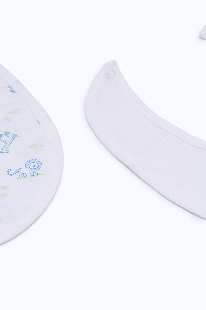 Redtag-Boys-Blue-2-Piece-Boys-Bib-Category:Newborn-Accessories,-Colour:White,-Deals:New-In,-Dept:New-Born,-Filter:Baby-(0-to-12-Mths),-H1:KWR,-H2:NBF,-H3:ACC,-H4:BAM,-NBB-Newborn-Accessories,-New-In-NBB-APL,-Non-Sale,-PPE,-S23C,-Season:S23C,-Section:Boys-(0-to-14Yrs)-Baby-0 to 12 Months