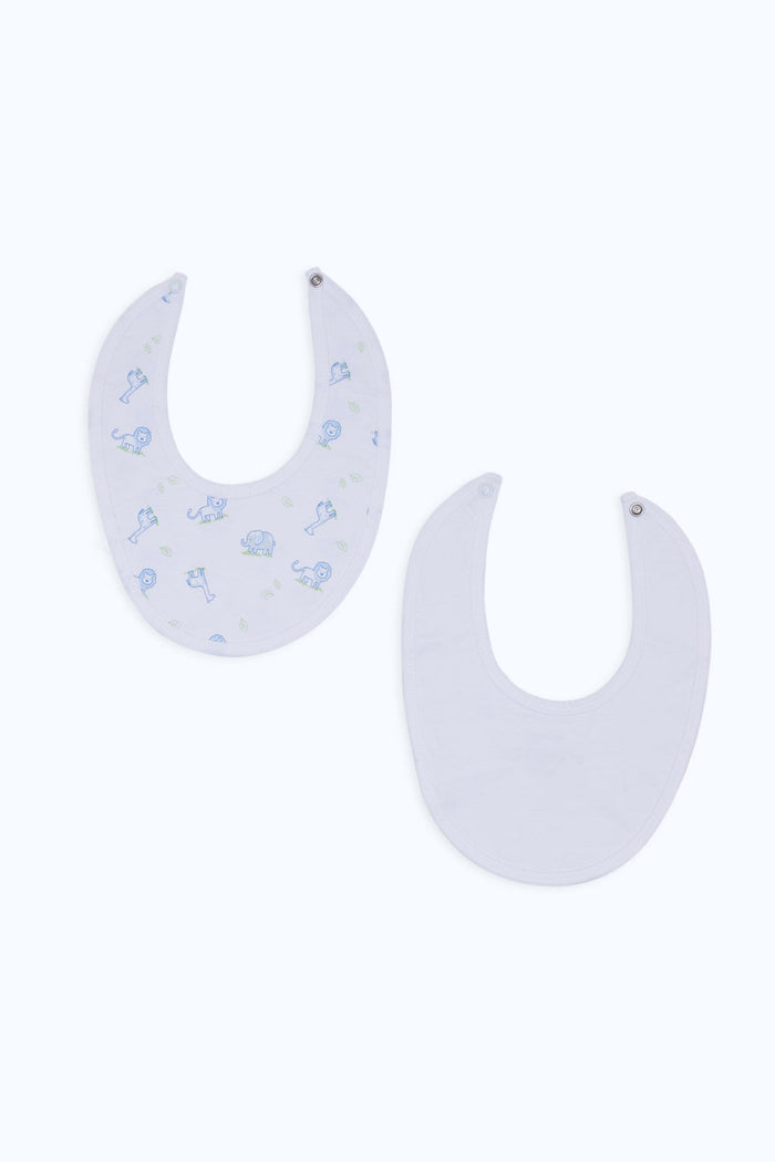 Redtag-Boys-Blue-2-Piece-Boys-Bib-Category:Newborn-Accessories,-Colour:White,-Deals:New-In,-Dept:New-Born,-Filter:Baby-(0-to-12-Mths),-H1:KWR,-H2:NBF,-H3:ACC,-H4:BAM,-NBB-Newborn-Accessories,-New-In-NBB-APL,-Non-Sale,-PPE,-S23C,-Season:S23C,-Section:Boys-(0-to-14Yrs)-Baby-0 to 12 Months