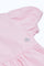 Redtag-Girls-Pink-Solid-Tired-Puff-Sleeves-Dress-Category:Dresses,-Colour:Apricot,-Deals:New-In,-Dept:Girls,-Filter:Infant-Girls-(3-to-24-Mths),-H1:KWR,-H2:ING,-H3:DRS,-H4:CAD,-ING-Dresses,-New-In-ING-APL,-Non-Sale,-RMD,-S23C,-Season:S23C,-Section:Girls-(0-to-14Yrs)-Infant-Girls-3 to 24 Months