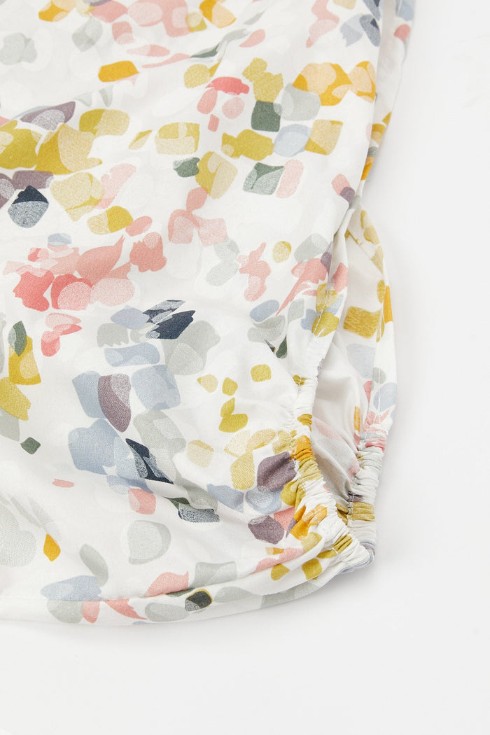Redtag-Grey/Mustard-Printed-Fitted-Sheet-(Single-Size)-365,-Category:Fitted-Sheets,-Colour:Grey,-Deals:New-In,-Filter:Home-Bedroom,-H1:HMW,-H2:BED,-H3:BLN,-H4:FTT,-HMW-BED-Fitted-Sheets,-New-In-HMW-BED,-Non-Sale,-Season:365,-Section:Homewares,-Style:ENTRY-Home-Bedroom-