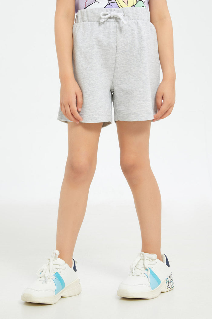 Redtag-Girls-Light-Grey-Solid-Shorts-Category:Shorts,-Colour:Grey,-Deals:New-In,-Filter:Girls-(2-to-8-Yrs),-GIR-Shorts,-H1:KWR,-H2:GIR,-H3:TRS,-H4:SRT,-New-In-GIR-APL,-Non-Sale,-Promo:TBL,-S23C,-Season:S23C,-Section:Girls-(0-to-14Yrs),-TBL-Girls-2 to 8 Years