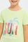 Redtag-Girls-Green-"Sun"-Foil-Print-Tshirt-Category:T-Shirts,-Colour:Green,-Deals:New-In,-Filter:Girls-(2-to-8-Yrs),-GIR-T-Shirts,-H1:KWR,-H2:GIR,-H3:TSH,-H4:CAT,-New-In-GIR-APL,-Non-Sale,-Promo:TBL,-S23C,-Season:S23C,-Section:Girls-(0-to-14Yrs),-TBL-Girls-2 to 8 Years